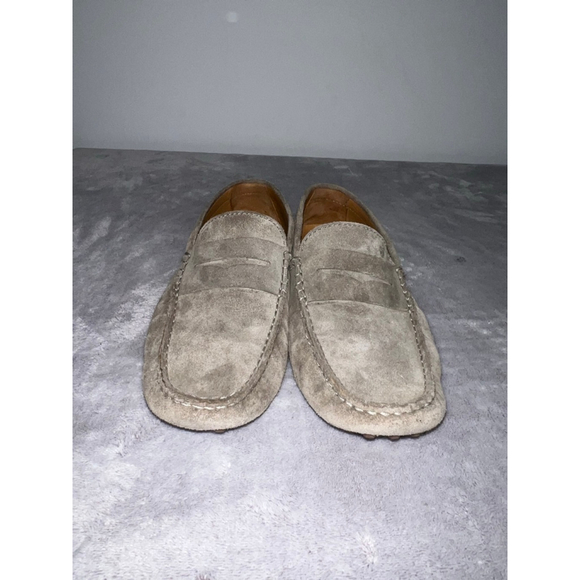 Men's Bobbies PARIS Ash Green Suede Loafers & Slip-Ons EU 42 - Picture 2 of 8